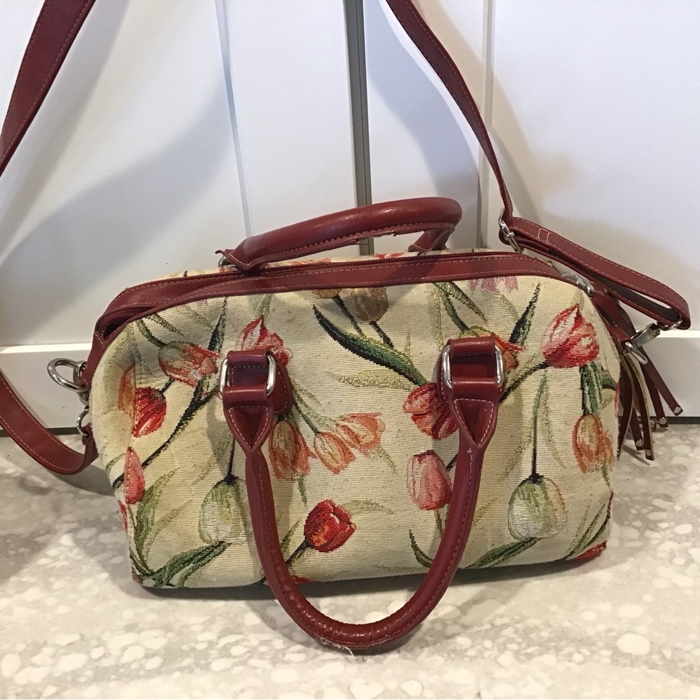 Beautiful tapestry bag.